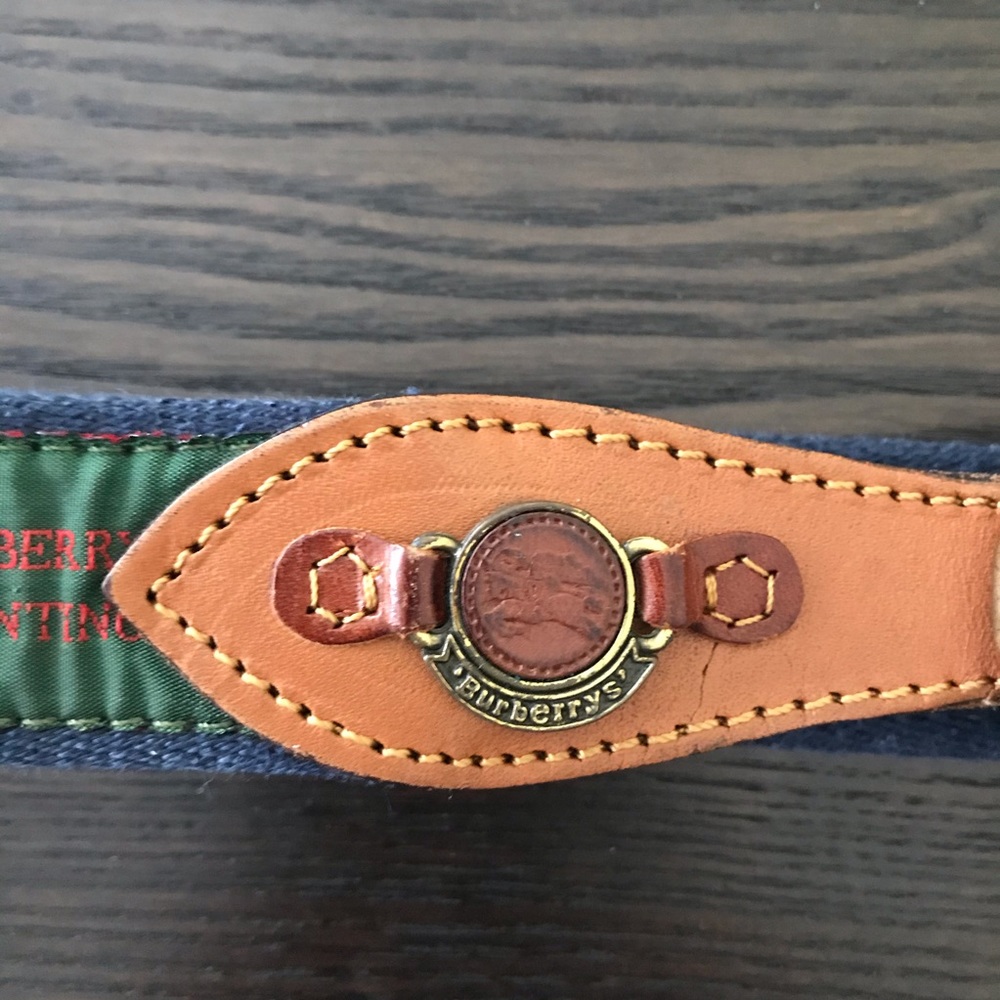 VINTAGE BURBERRY’S RARE! HUNTING BELT - Picture 4 of 13